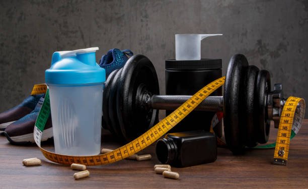 istock Different items for fitness 1179892577