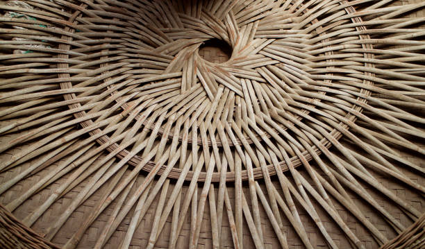 istock The back of a bamboo woven container 1179911470