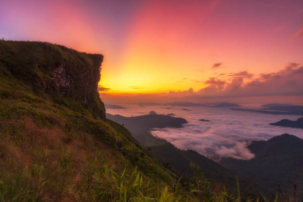 istock Majestic sunrise over the mountains 1179922349