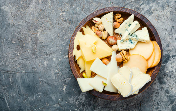istock Set of sliced cheeses 1179941620