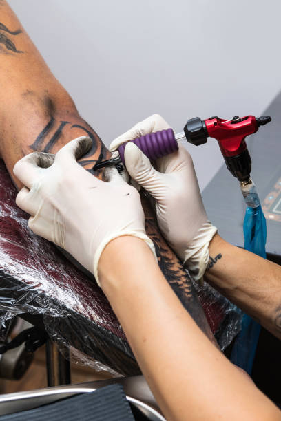 istock Details of a tattoo artist work 1179941714