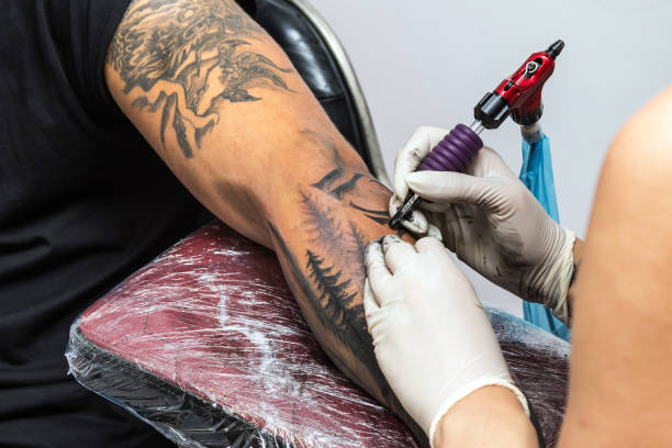 istock Details of a tattoo artist work 1179941723