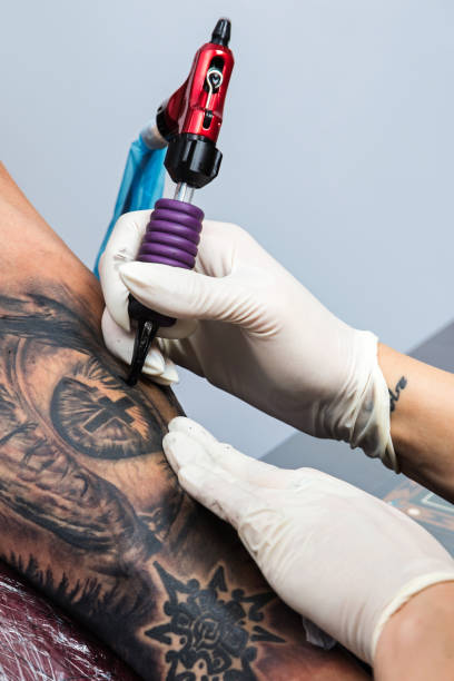 istock Details of a tattoo artist work 1179941742