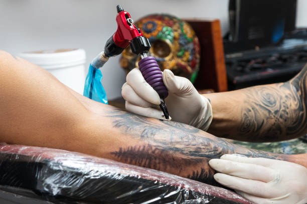 istock Details of a tattoo artist work 1179941817