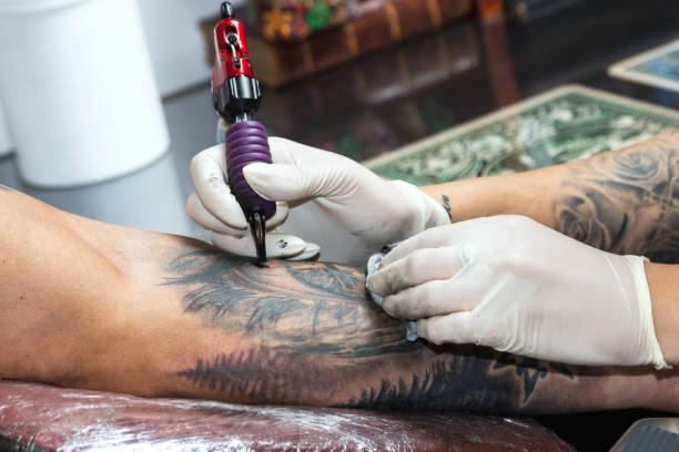 istock Details of a tattoo artist work 1179941863
