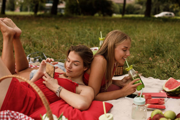 istock Women on a picnic 1179942546