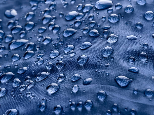 istock Water drops on the fabric. 1179944088