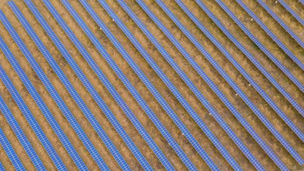 istock Solar power plant, renewable energy source that does no harm to the environment 1179949862