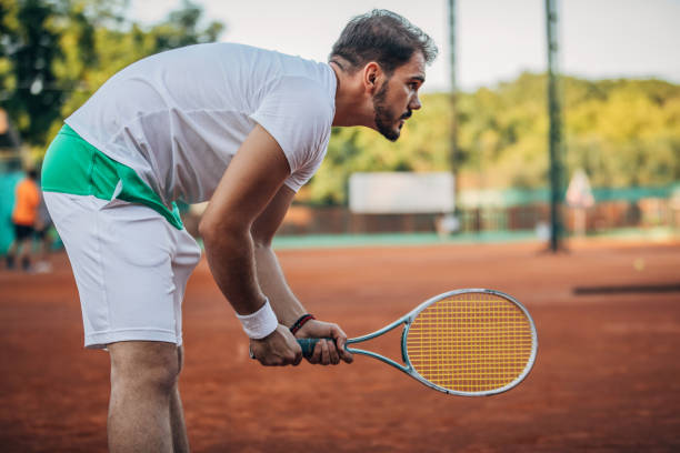 istock Tennis player waiting for the ball 1179953481