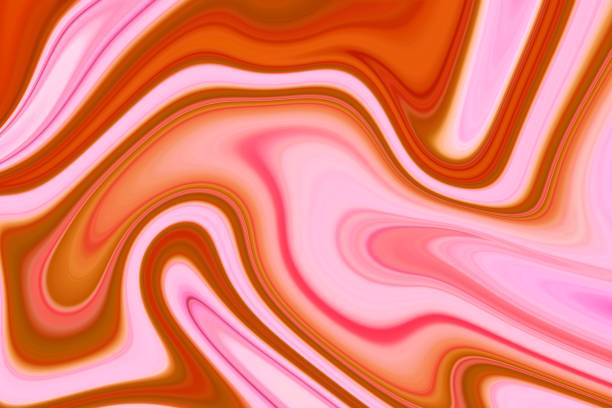 istock Marble ink texture abstract background, red pink orange marble color pattern texture background, can be used for background or wallpaper. 1179955142
