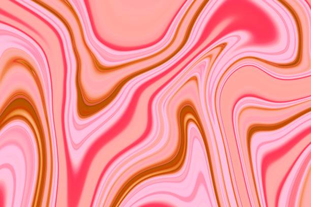 istock Marble ink texture abstract background, pink red brown marble color pattern texture background, can be used for background or wallpaper. 1179955964