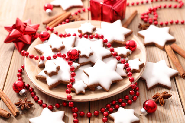 istock cookies with christmas decoration and gift 1179964034