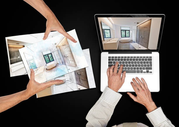 istock Businessman wearing a white shirt  working on his laptop 1179978281