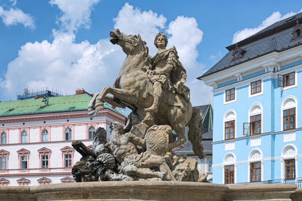 istock Caesar Fountain in Olomouc, Czech Republic 1179978795