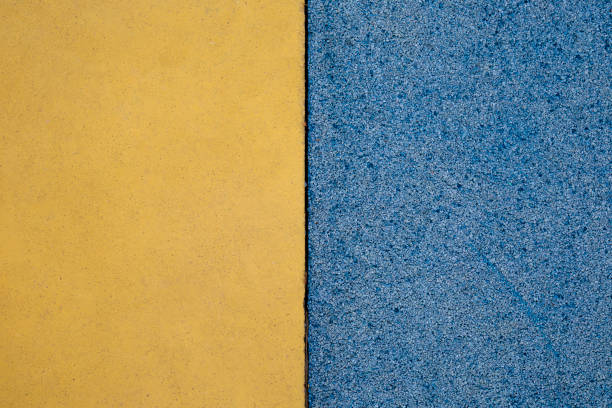 istock Rubber floor texture. Granules playground cover background. 1179982418
