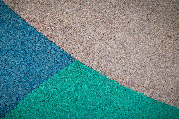 istock Rubber floor texture. Granules playground cover background. 1179982981