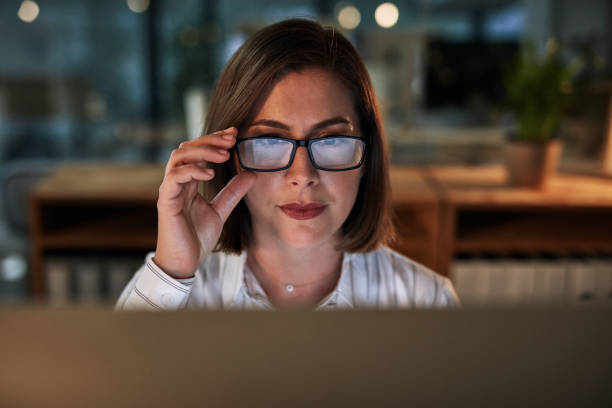istock Focused on finishing up all her deadlines 1179991562