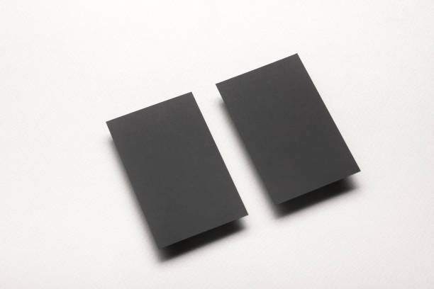 istock Business cards blank. Mockup on color background. Flat Lay. copy space for text 1179991812