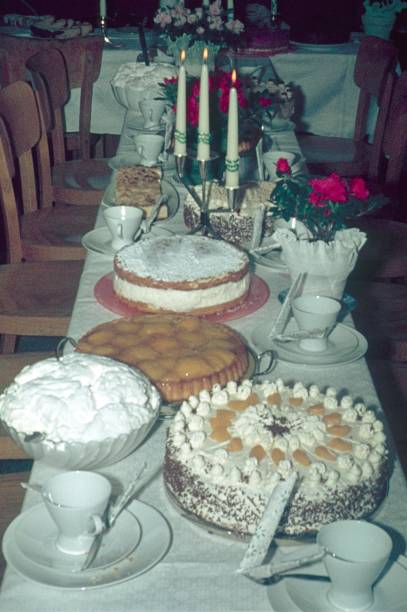 istock Prepared celebrations with coffee and cake 1179992907