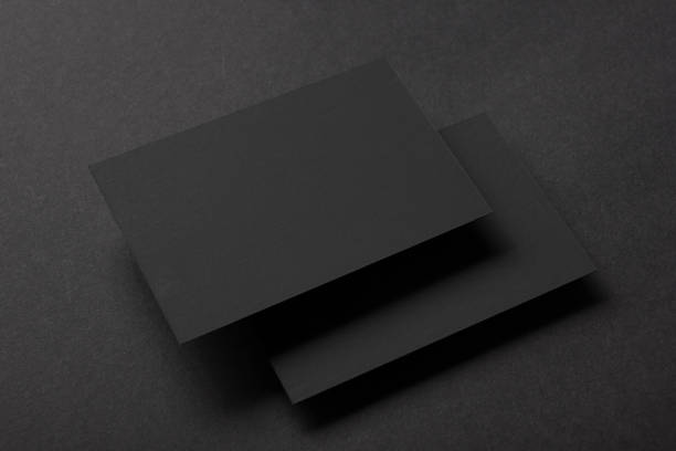 istock Business cards blank. Mockup on color background. Flat Lay. copy space for text 1179994130