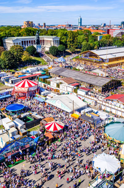 관람차 - 옥토버 페스트 2019 - ferris wheel wheel oktoberfest carnival 뉴스 사진 이미지