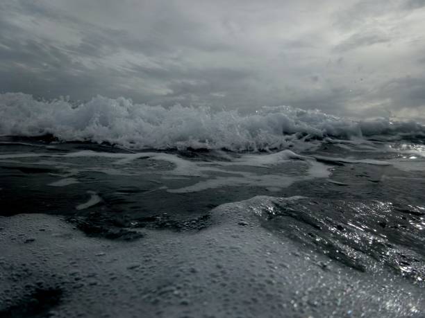 istock Foam and sea waves 1179995953