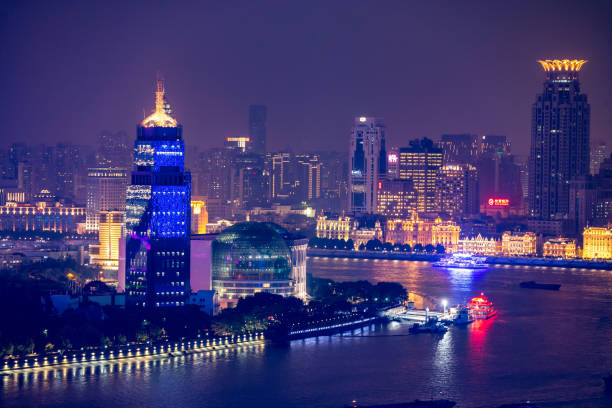 istock Night scene of Shanghai 1179999498