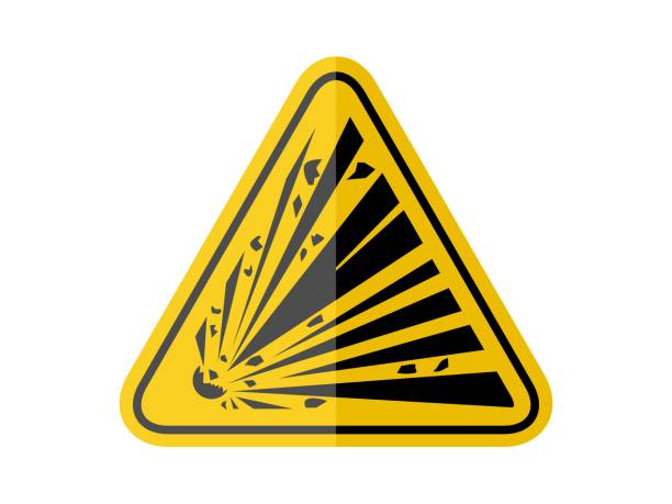 Exploding Sign Yellow 13,000+ Explosive Warning Sign Stock Photos, Pictures & Royalty-Free ...