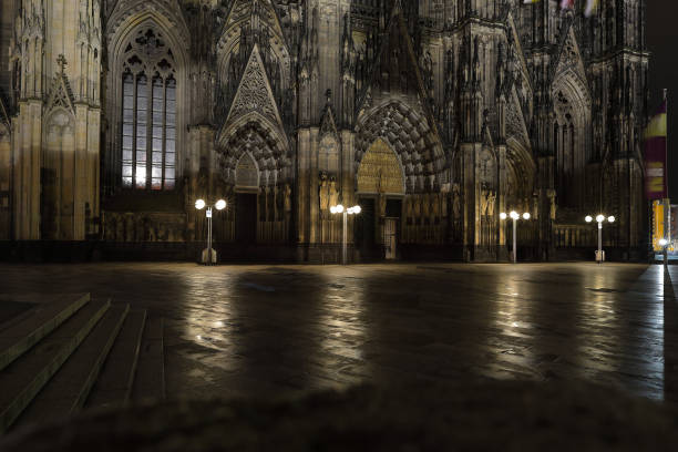 Street view in Cologne, Germany.