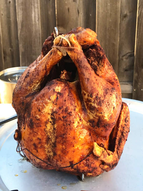 istock Deep Frying Turkey for Christmas and Thanksgiving 1180012541