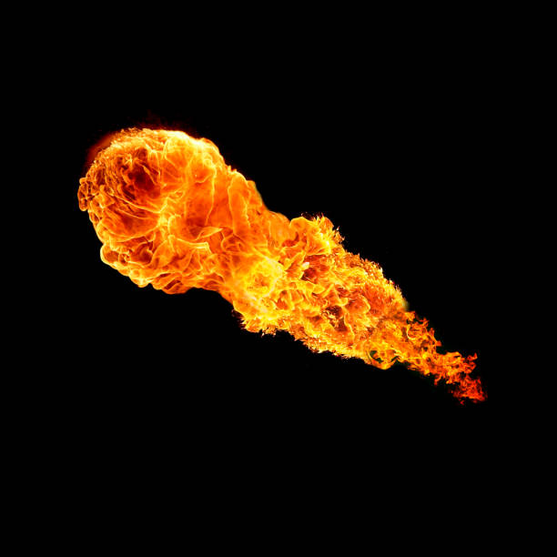 istock ball of fire isolated on black background 1180014594