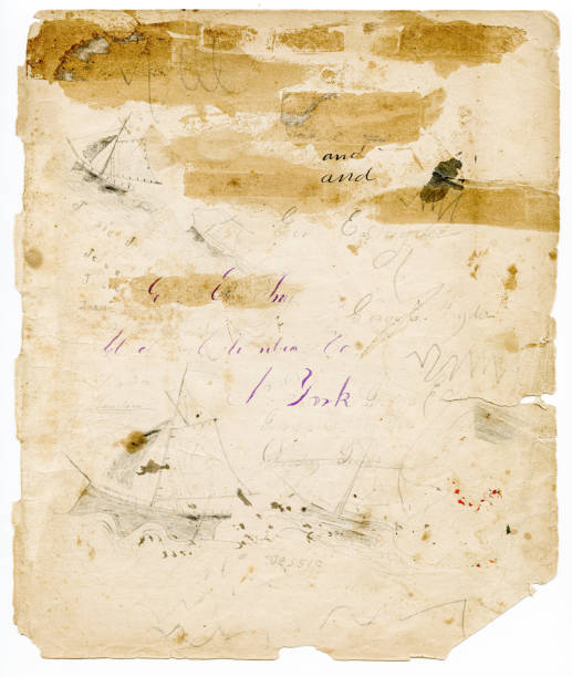 istock Stained piece of paper 1180017749