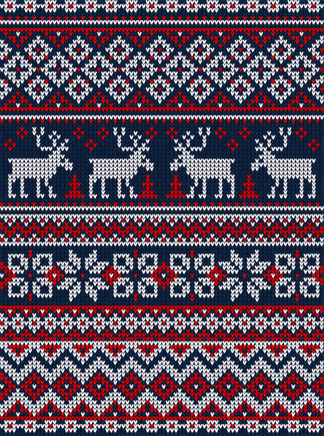 istock Ugly sweater Merry Christmas party ornament background seamless pattern 1180018010