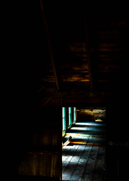 istock Inside of a dark attic 1180026374