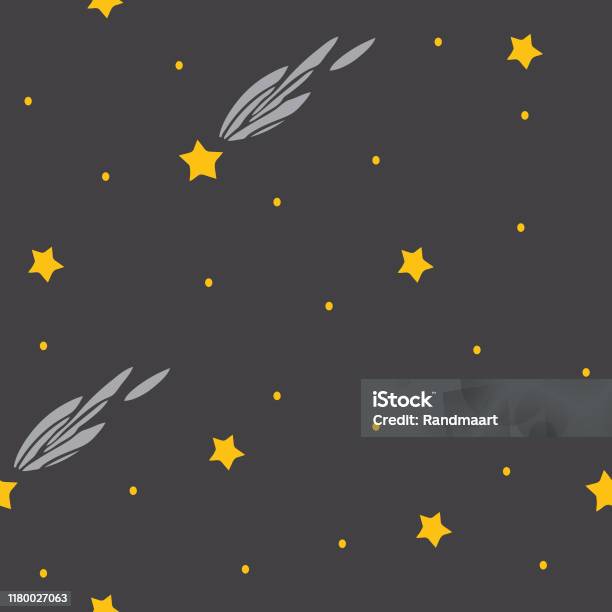 Simple Pattern Background Falling Seamless Repeat Pattern With Falling Stars On Gray Background Simple ...