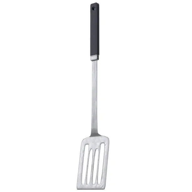 3D rendering illustration of a spatula kitchen tool
