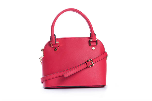 istock Fashionable female hand bag on white background 1180034524