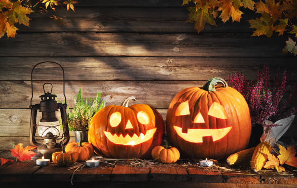istock Halloween pumpkin head jack-o-lantern 1180035673