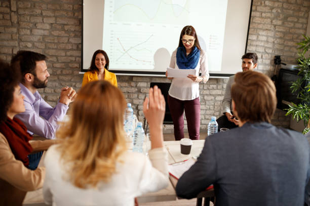 istock Woman on break in office 1180036468