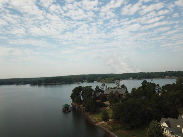 istock Lake Wylie, North Carolina from a drone. 1180036523