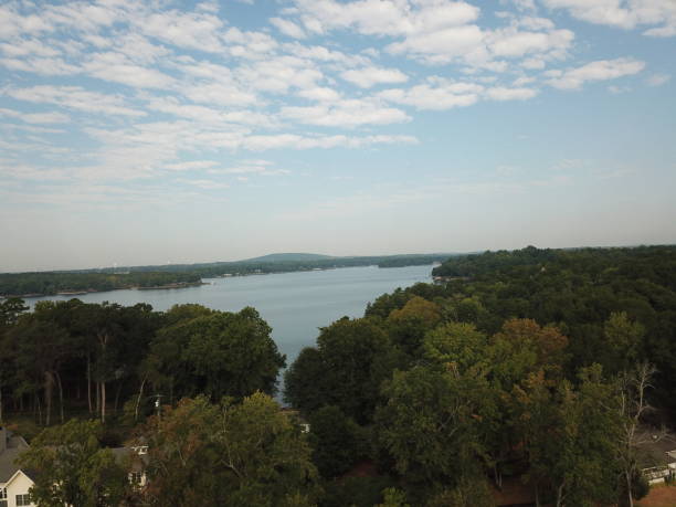 istock Lake Wylie, North Carolina from a drone. 1180036542