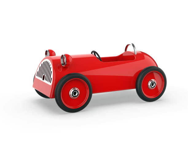 Red Toy car stock photo