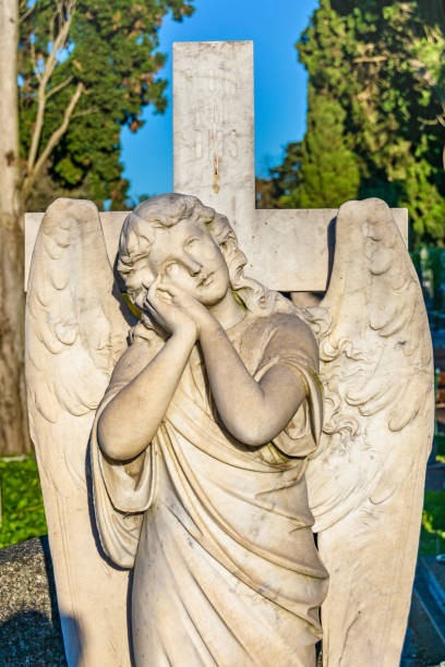 istock Angel Sculpture at Cemetery, Montevideo, Uruguay 1180047999