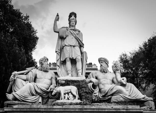 fontana della dea roma - fontana della dea roma foto e immagini stock