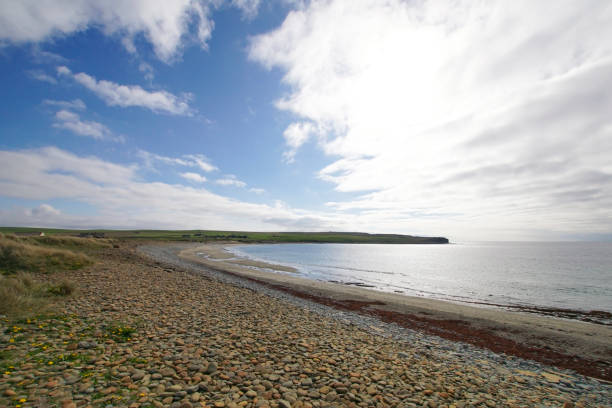 istock Skaill beach near Skara Brae on Orkney 1180049181