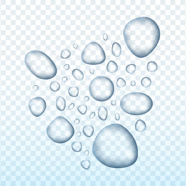 прозрачная капля воды на светло-сером фоне. иллюстрация вектора - 5954 stock illustrations
