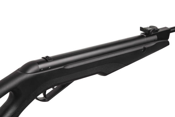 istock Pneumatic rifle isolated on white background 1180055886