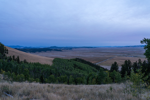 From along the Colorado Trail, just west of Kenosha Pass.