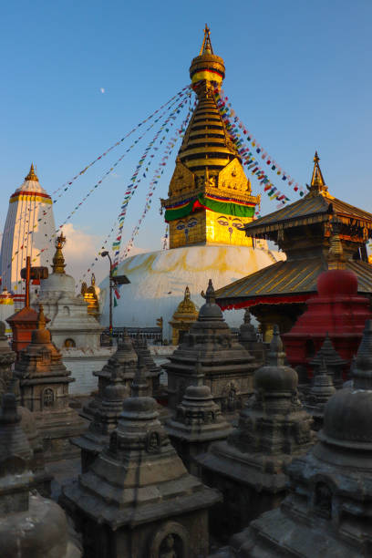 istock Sunset at Swayambhunath Stupa central Kathmandu, Nepal 1180061019
