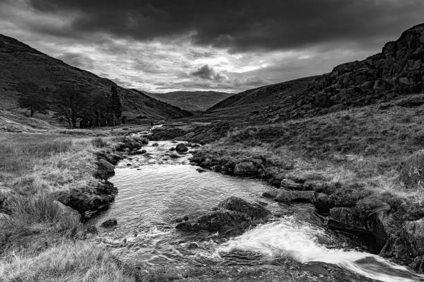 Llyn y Fan Fach in Brecon Beacons National Park, Wales.